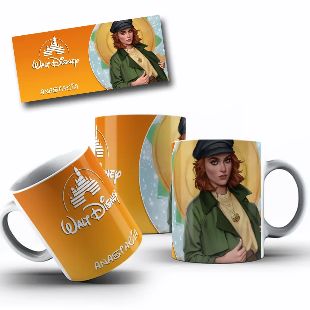 Arte de caneca Princesa Anastacia Descolada