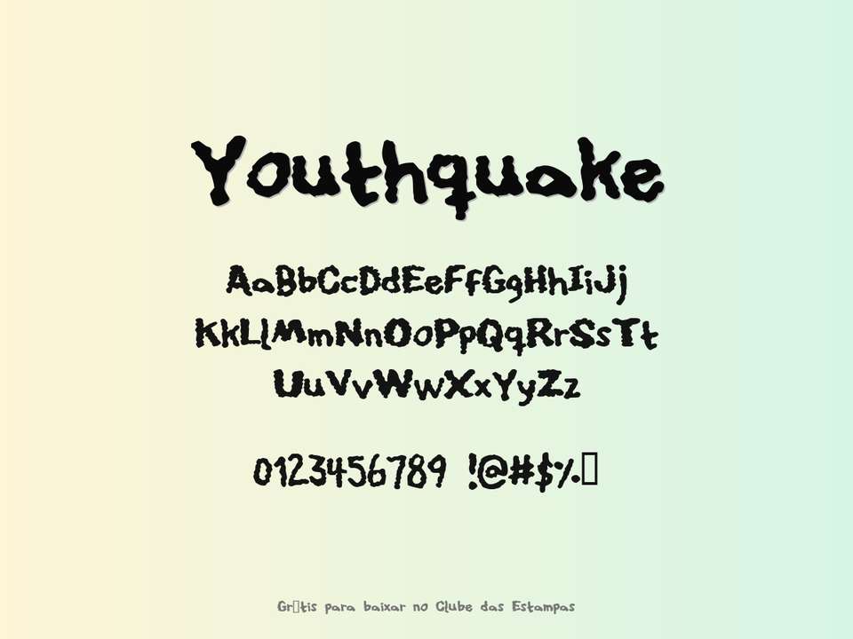 Fonte Youthquake Grátis Para Baixar