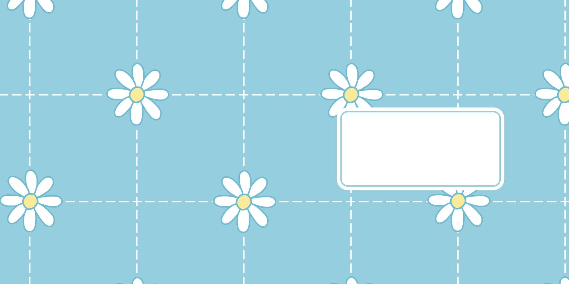 Flores Margarida Fundo Azul Com Espaço Para Nome Png Arte Para Caneca Grátis Pra Baixar Vetor