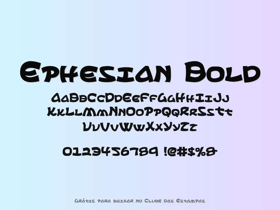 Fonte Ephesian Bold Grátis Para Baixar