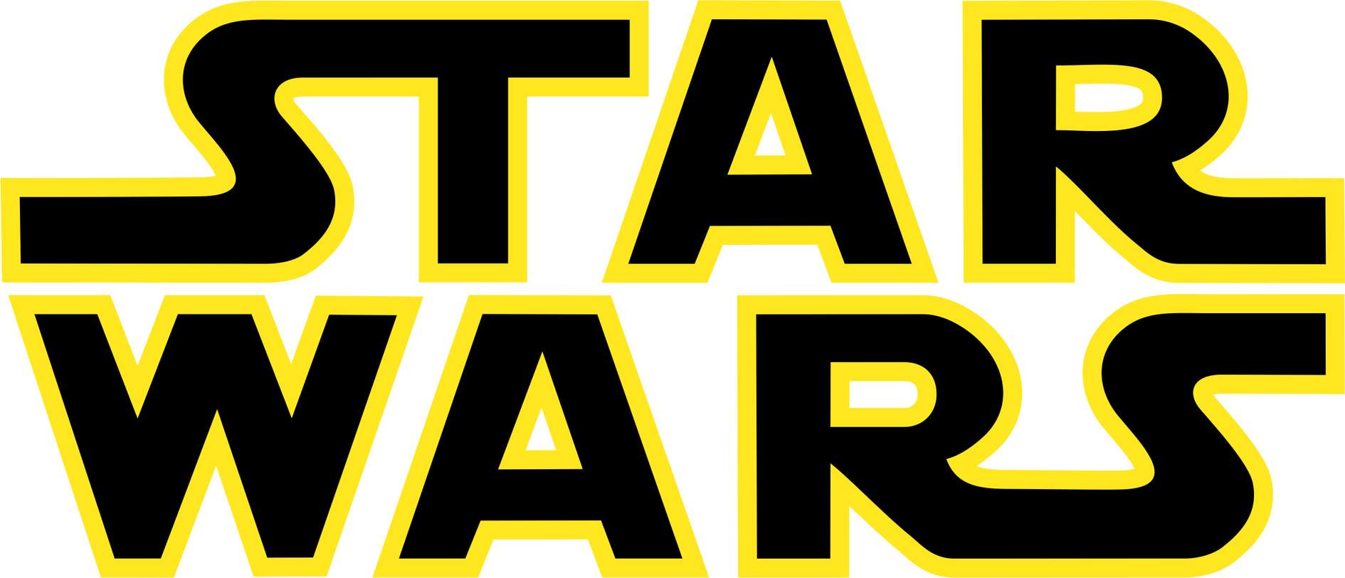 Logotipo Star Wars Clássico Ficção Científica Png Grátis Para Baixar