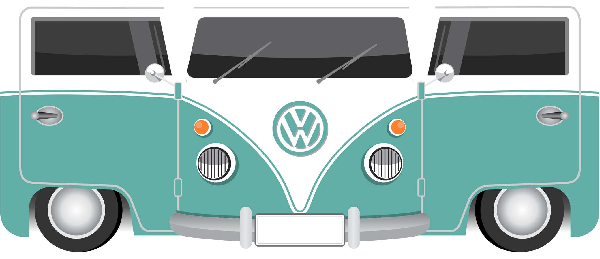 Ilustração De Kombi Volkswagen Clássica Vintage Veículos Png Arte Para Caneca Grátis Pra Baixar