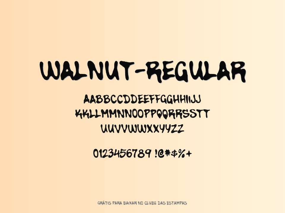 Fonte Walnut Regular Grátis Para Baixar
