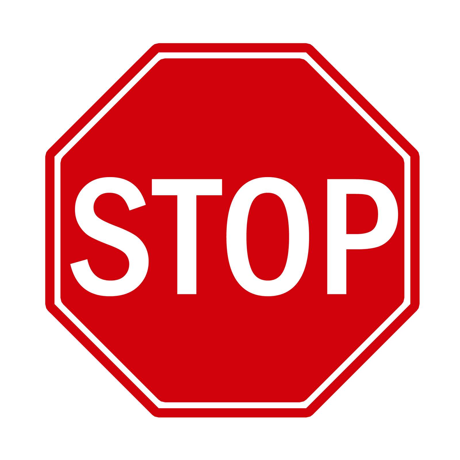 Placa De Sinalização Stop Vermelha Trânsito Png Grátis Para Baixar