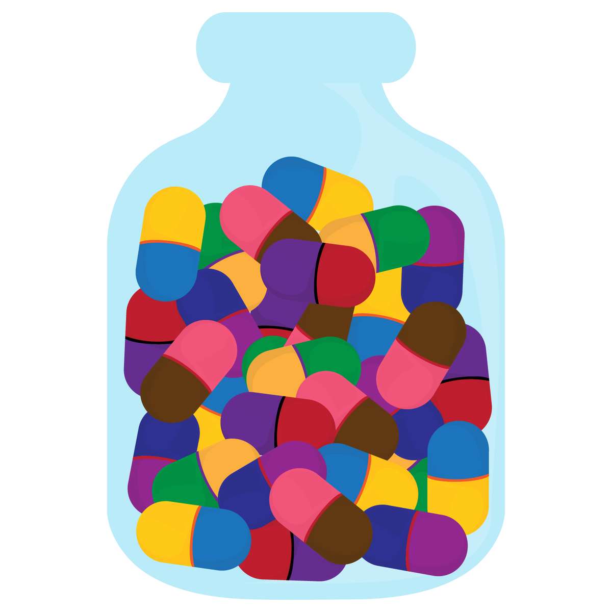 Cápsulas E Comprimidos Coloridos Saúde Png Grátis Para Baixar