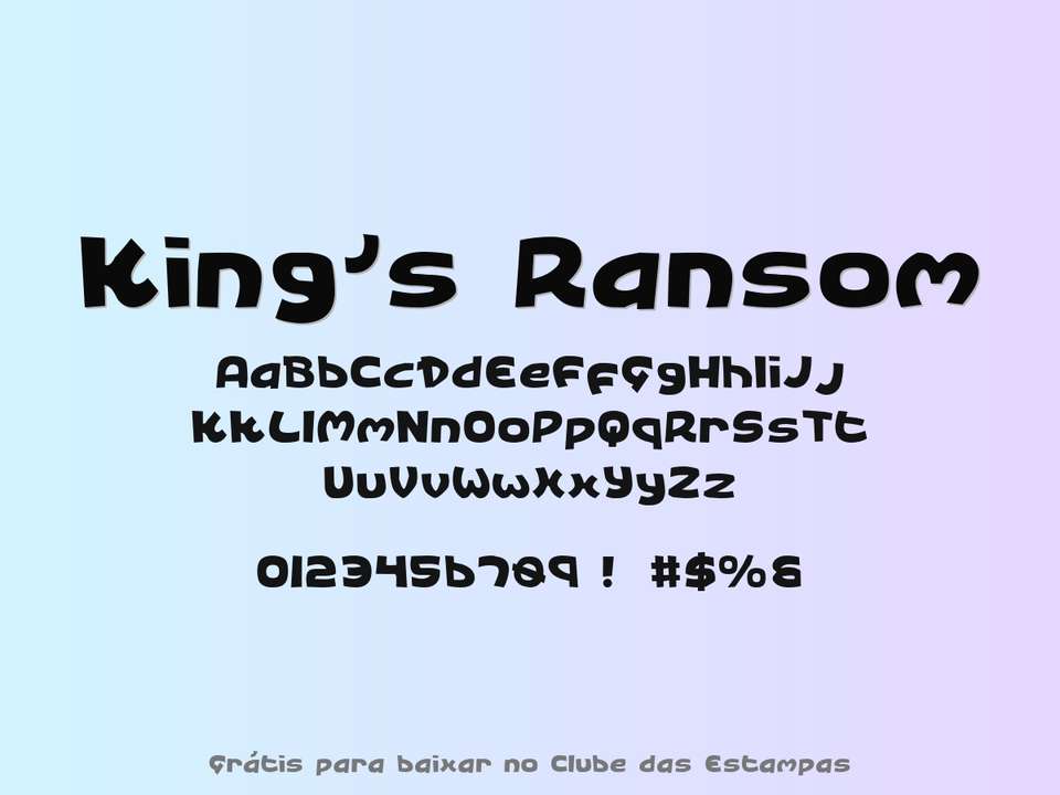 Fonte King's Ransom Grátis Para Baixar