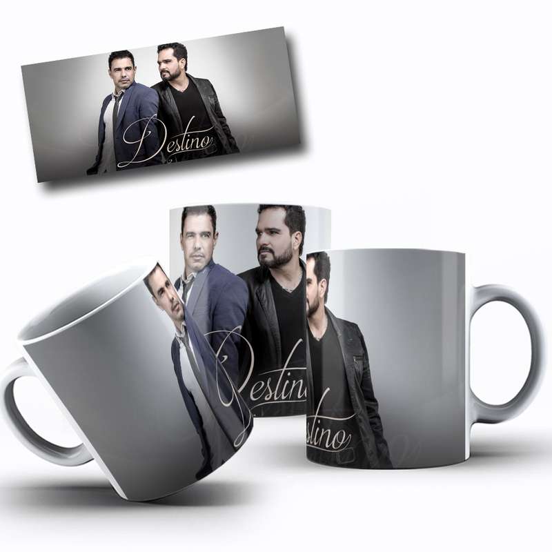 Arte Para Caneca Destino Duo Música 1