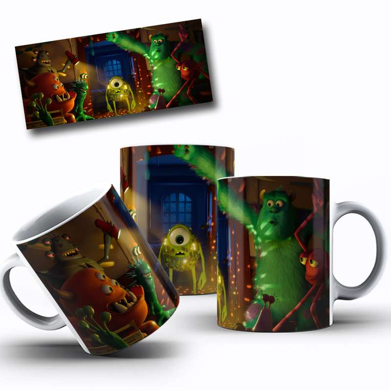 Arte Para Caneca Monsters, Inc