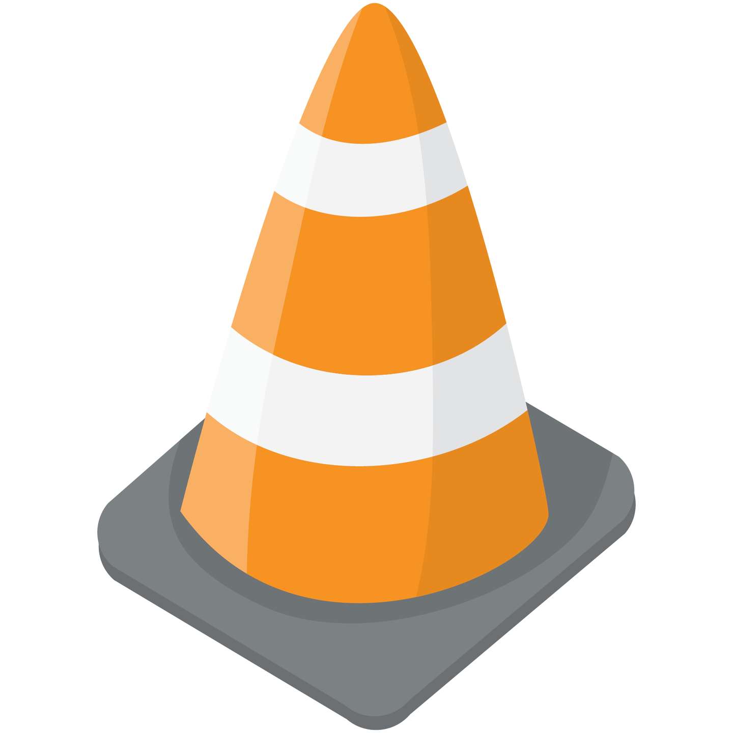 Cone De Sinalização Laranja Sinalização Png Grátis Para Baixar Vetor