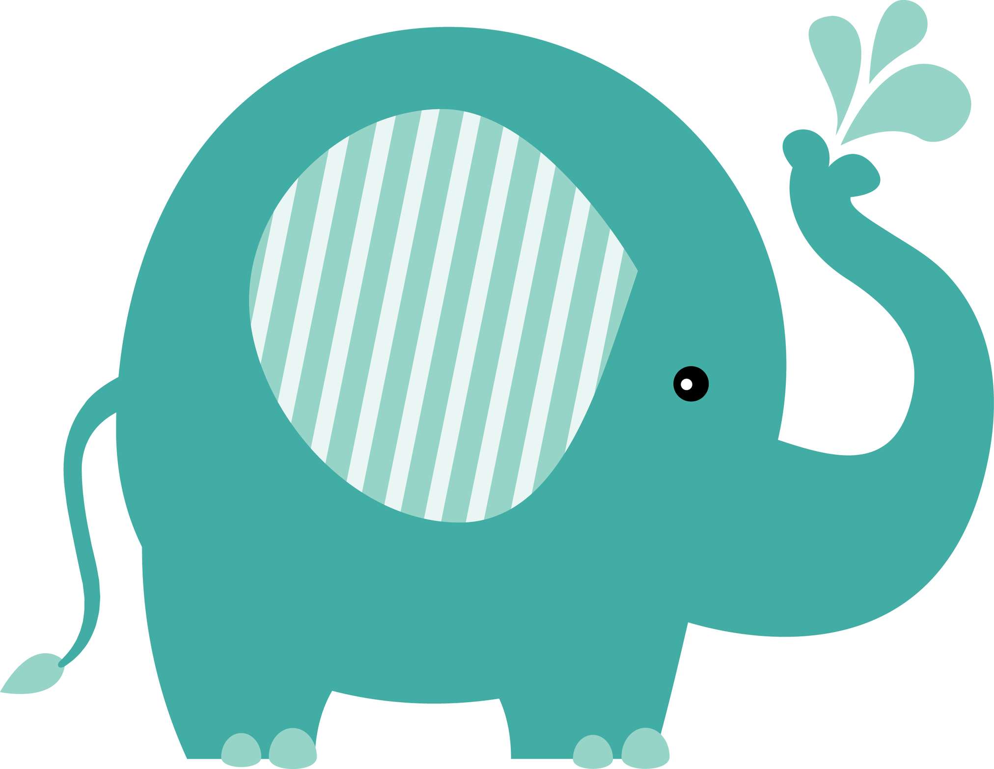 Elemento Elefante Cute Elefantinho Fofo Png (50)