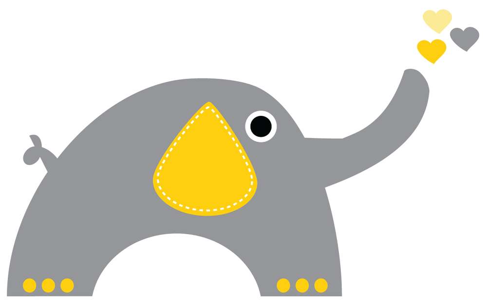 Elemento Elefante Cute Elefantinho Fofo Png (167)