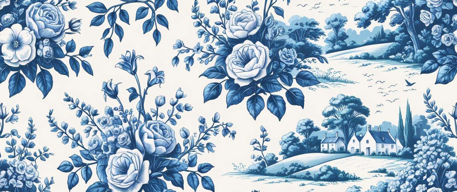 Ilustração Floral Vintage Com Paisagem Campestre Floral Png Arte Para Caneca Grátis Pra Baixar Arte