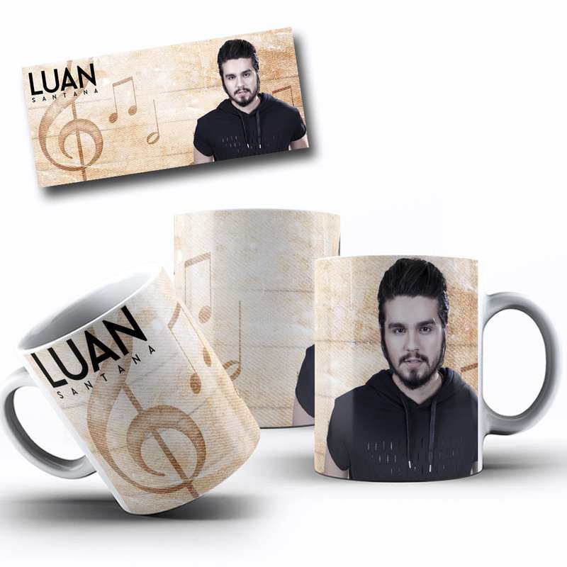 Arte Para Caneca Luan Santana Cantor 3