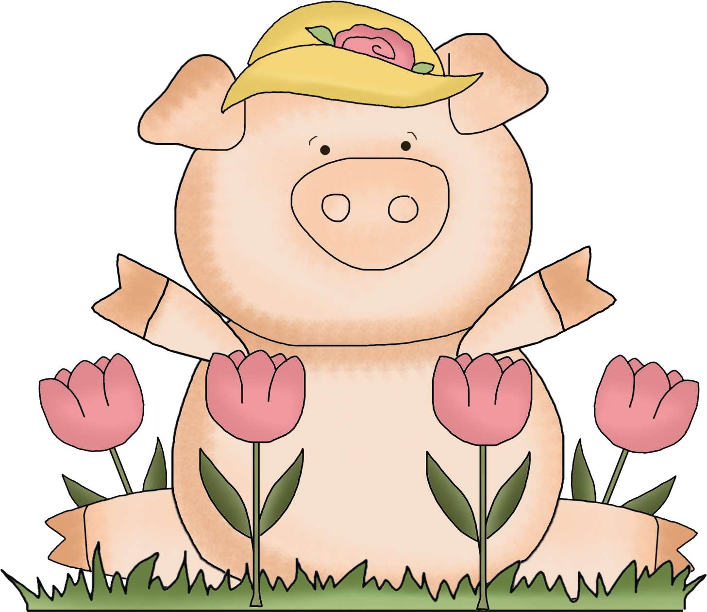 Elemento Porco Porquinho Cute Fofo (6)