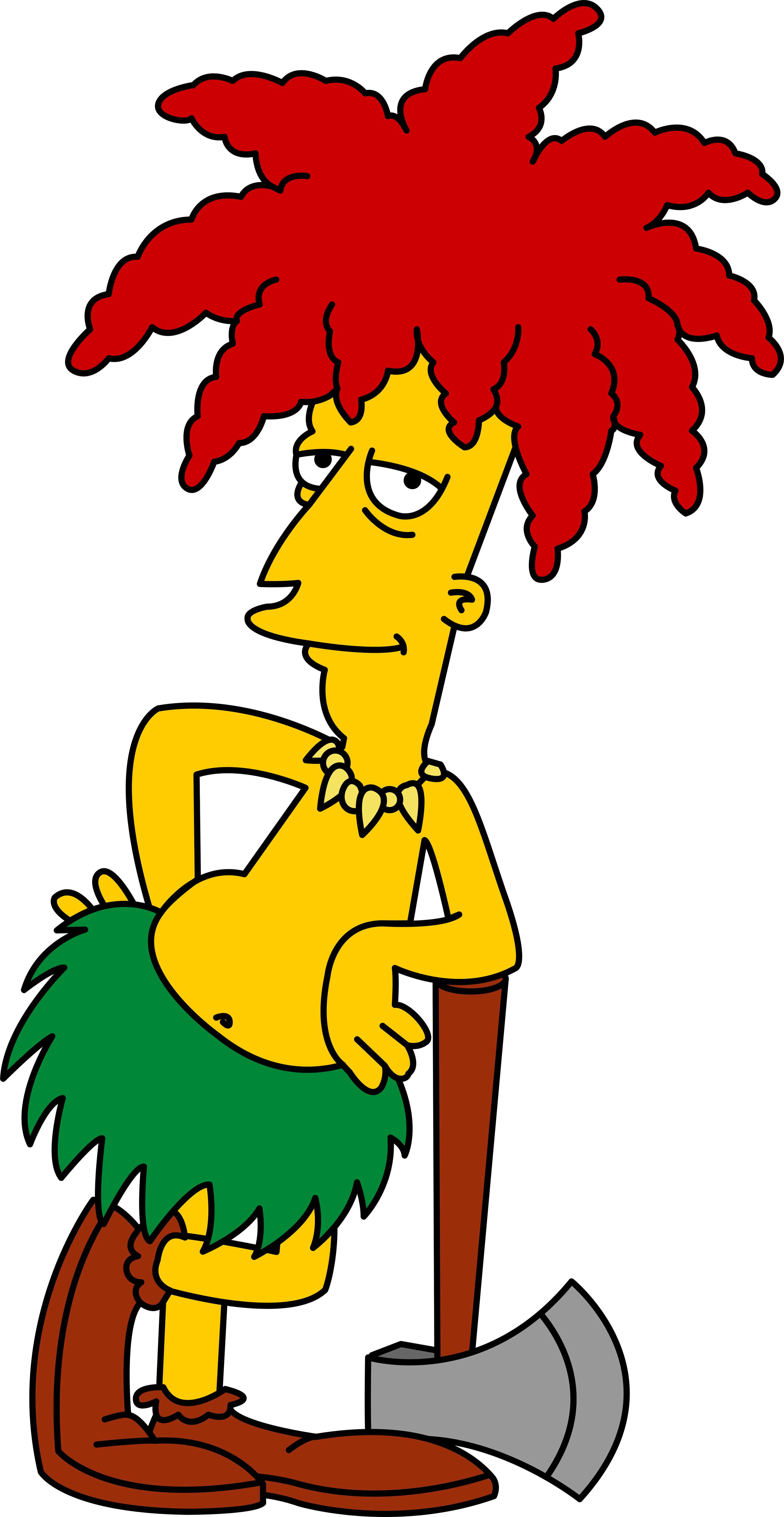 Personagem Simpsons Cabelo Vermelho Desenho Animado Png Grátis Para Baixar
