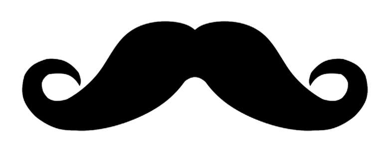 Bigode Masculino Preto Estilizado Estilo Png Grátis Para Baixar