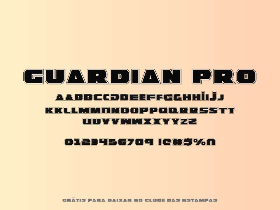 Fonte Guardian Pro Grátis Para Baixar