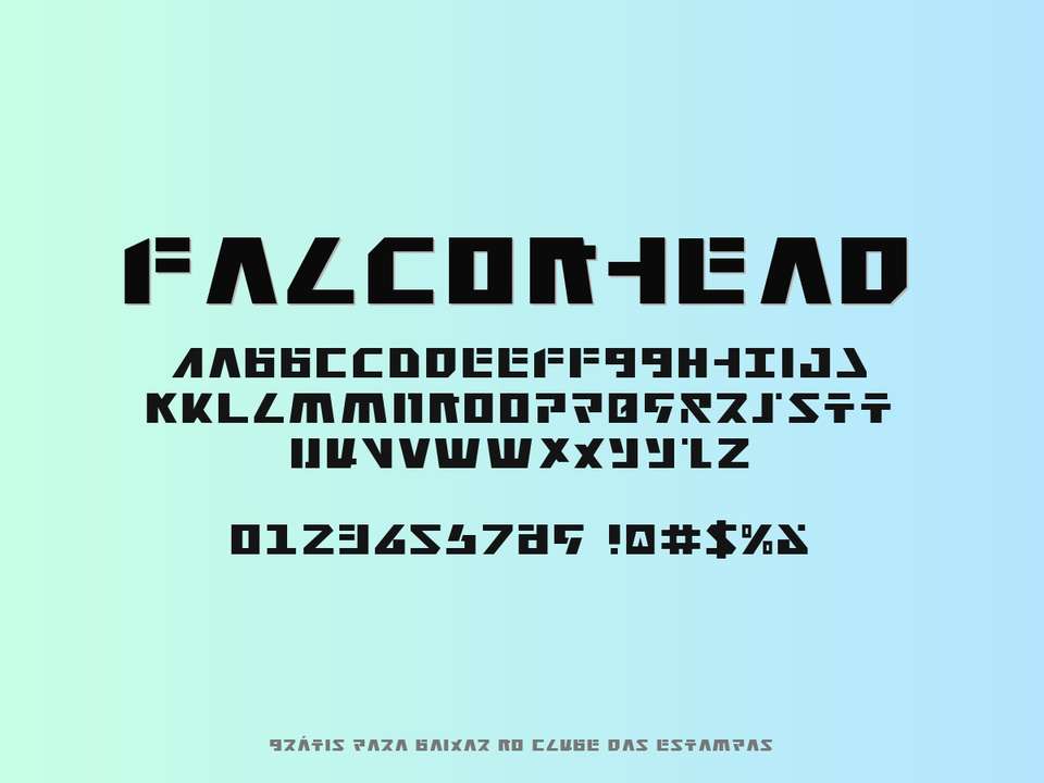 Fonte Falconhead Grátis Para Baixar