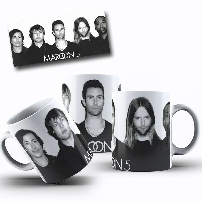 Arte Para Caneca Maroon 5 Banda 3