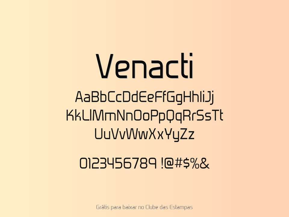 Fonte Venacti Grátis Para Baixar
