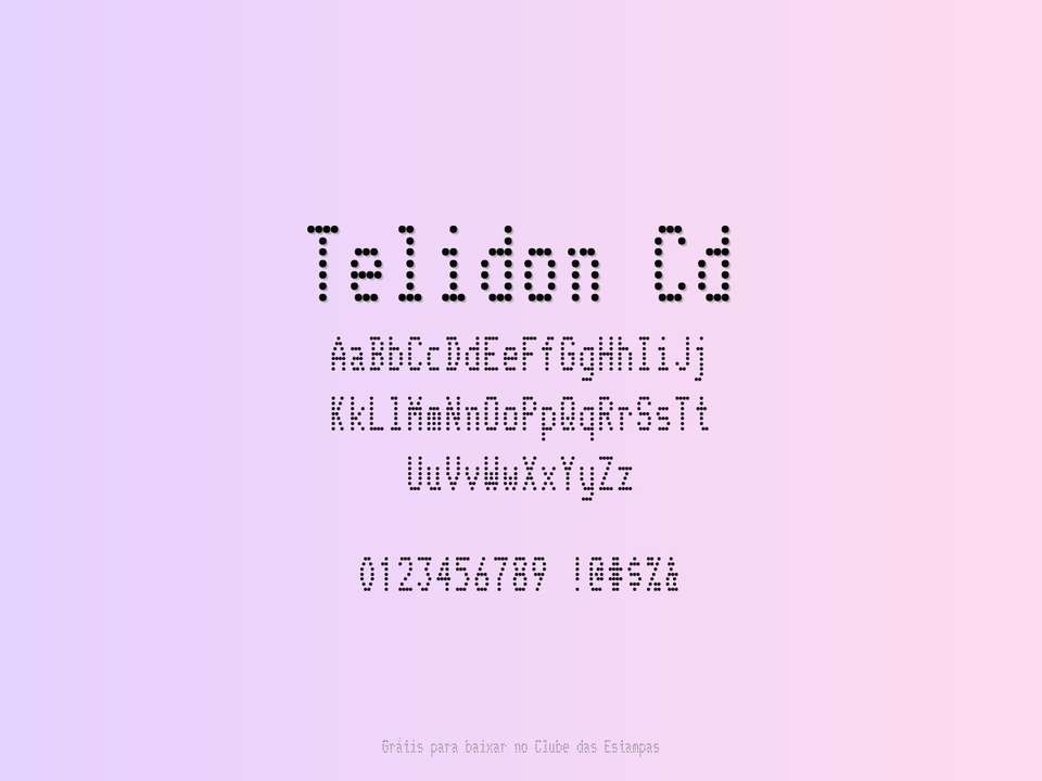 Fonte Telidon Cd Grátis Para Baixar