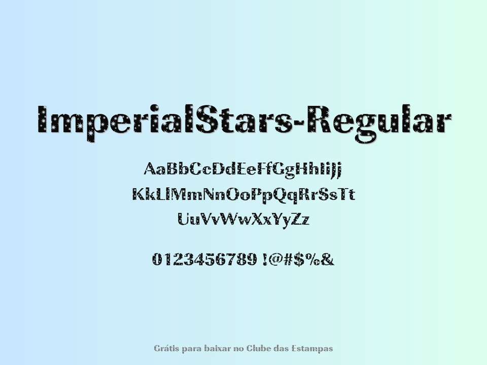 Fonte Imperialstars Regular Grátis Para Baixar