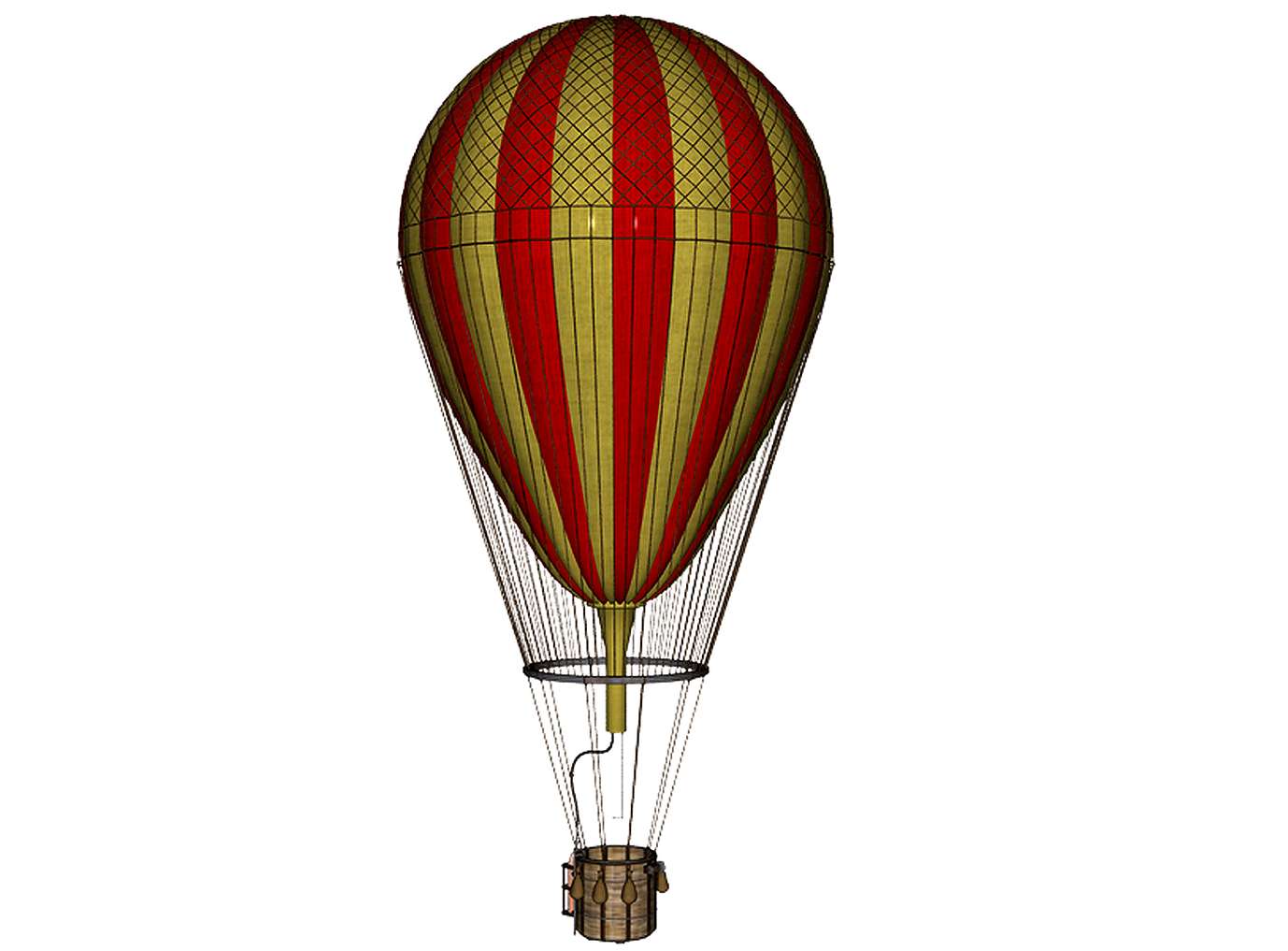 Balão De Ar Quente Listrado Viagem Png Grátis Para Baixar