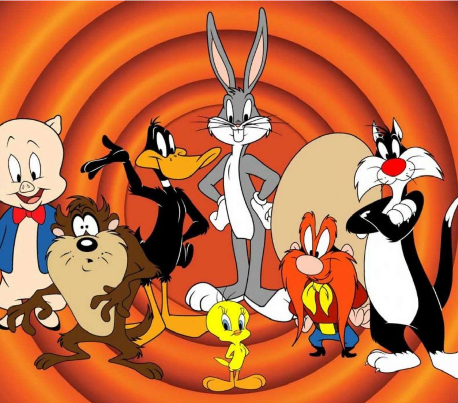 Personagens Clássicos Looney Tunes Em Círculo Desenho Animado Png Arte Para Caneca Grátis Pra Baixar
