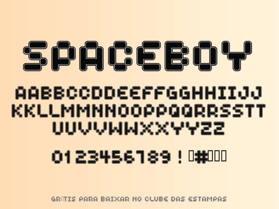 Fonte Spaceboy Grátis Para Baixar