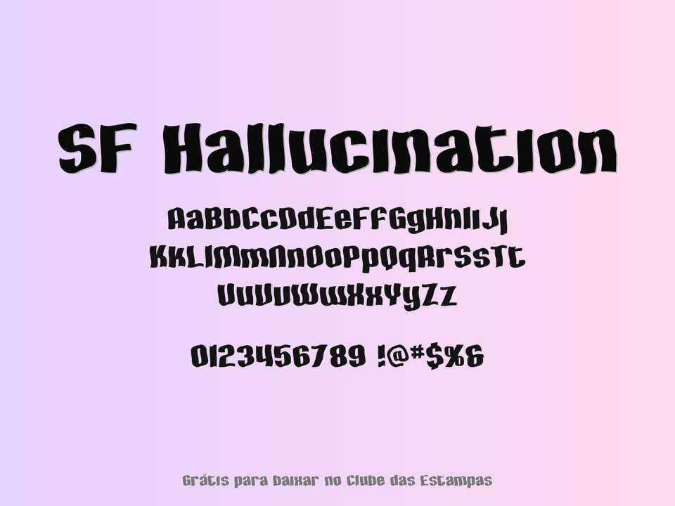 Fonte Sf Hallucination Grátis Para Baixar