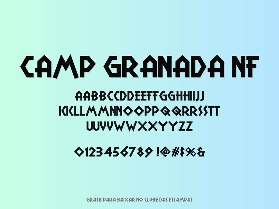 Fonte Camp Granada Nf Grátis Para Baixar