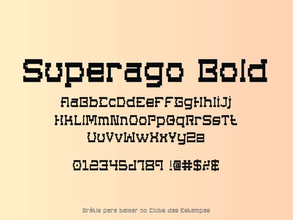 Fonte Superago Bold Grátis Para Baixar