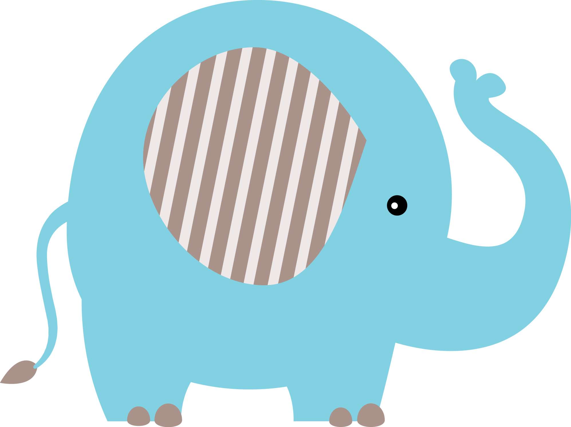 Elemento Elefante Cute Elefantinho Fofo Png (153)