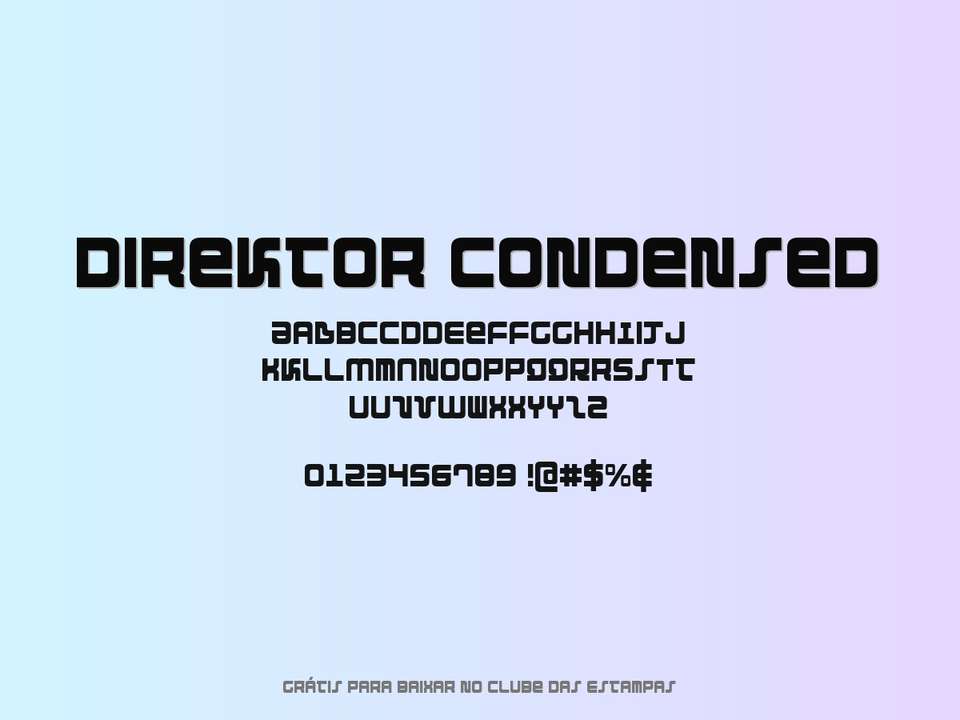Fonte Direktor Condensed Grátis Para Baixar