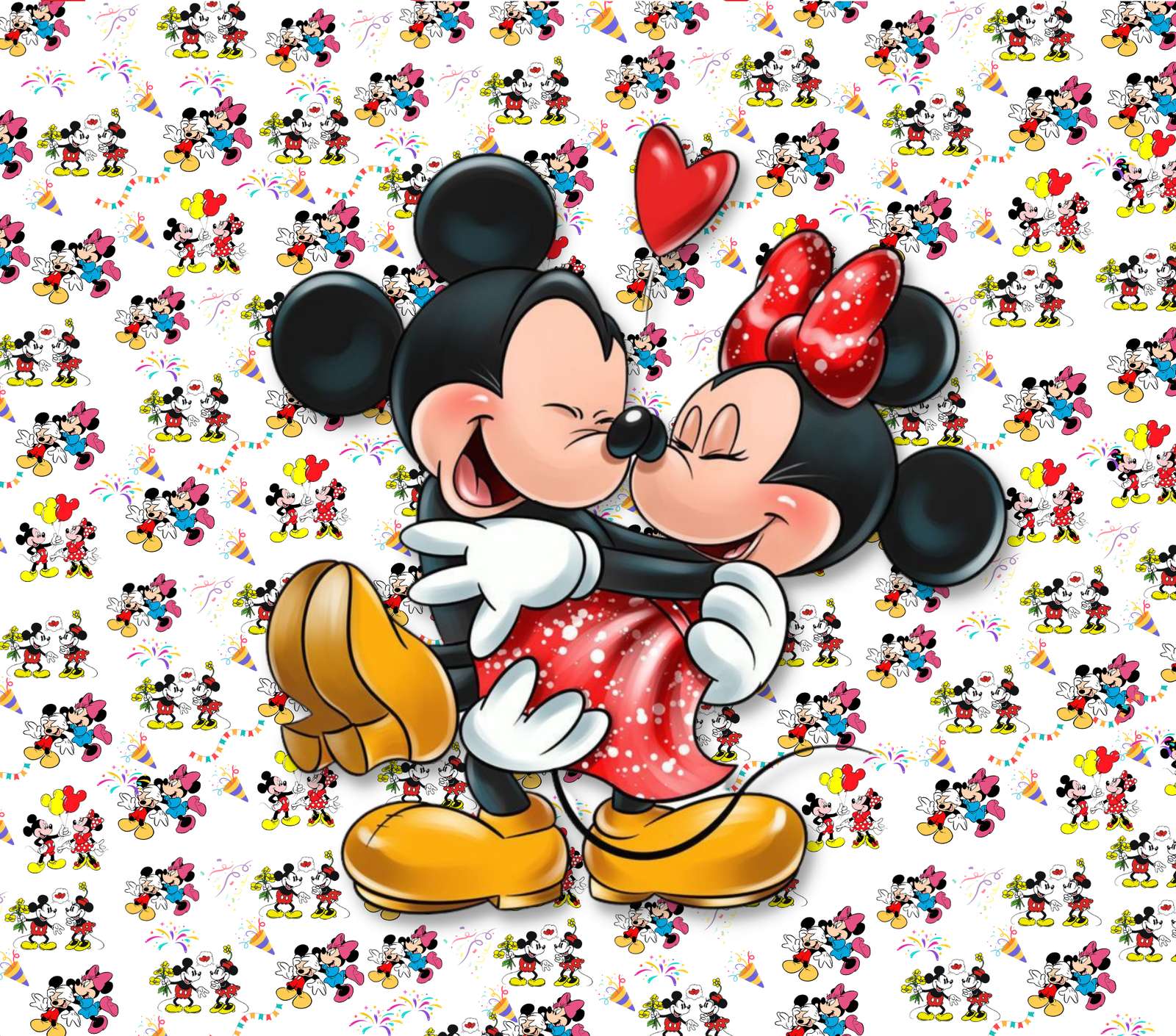 Ilustração De Casal Mickey E Minnie Mouse Desenho Animado Png Arte Para Caneca Grátis Pra Baixar