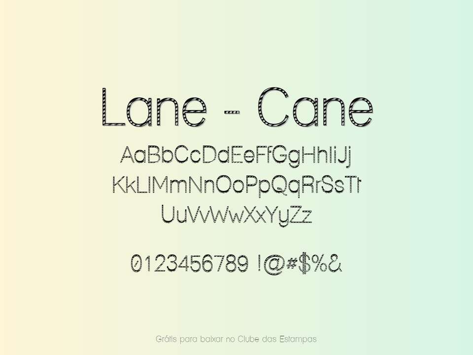 Fonte Lane Cane Grátis Para Baixar