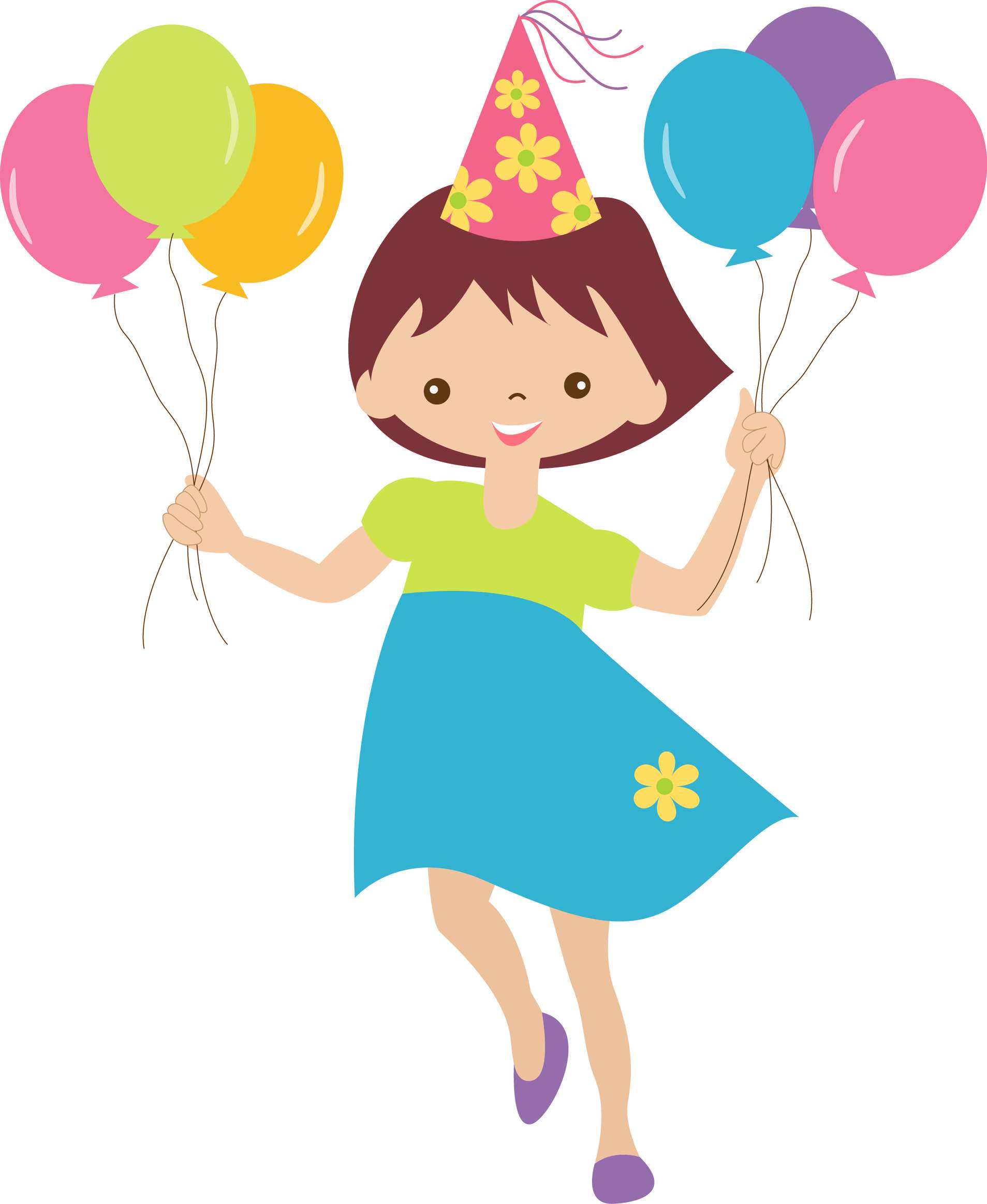 Elemento Menina Aniversário Png (7)
