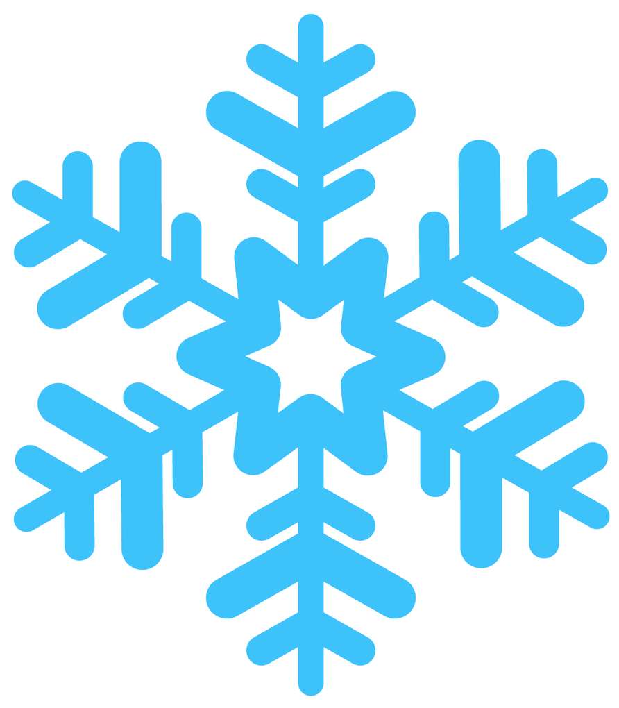Floco De Neve Snowflake Blue Png