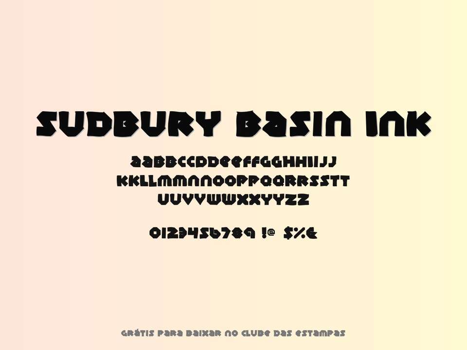 Fonte Sudbury Basin Ink Grátis Para Baixar