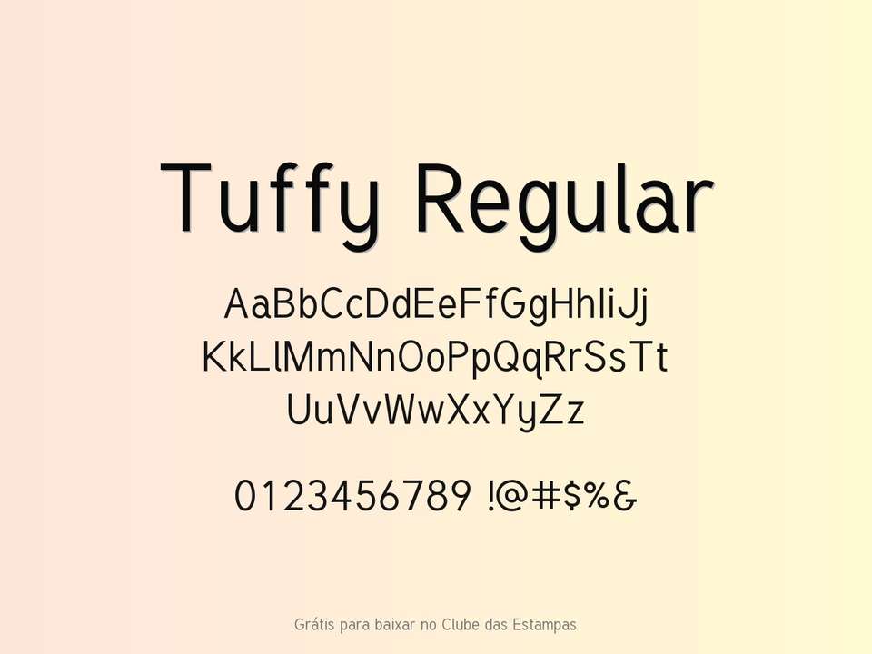 Fonte Tuffy Regular Grátis Para Baixar