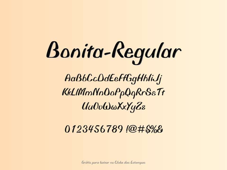 Fonte Bonita Regular Grátis Para Baixar