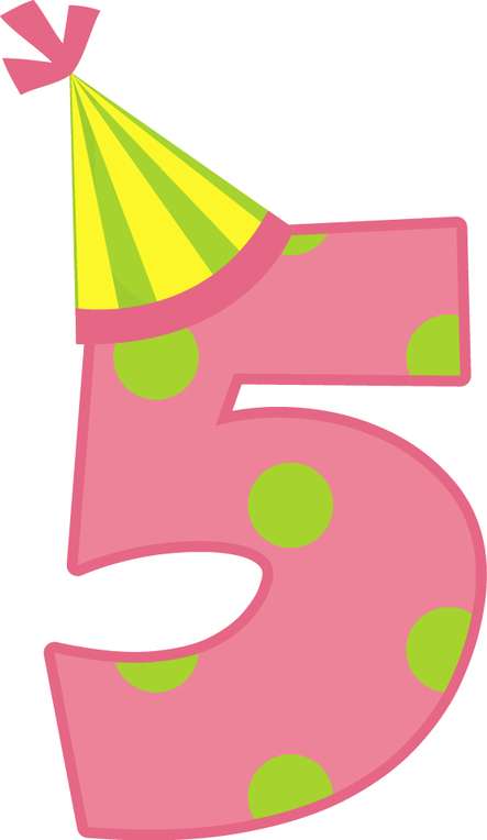 Elemento Numeral Aniversário Vela 5 Cinco Anos Png (1)
