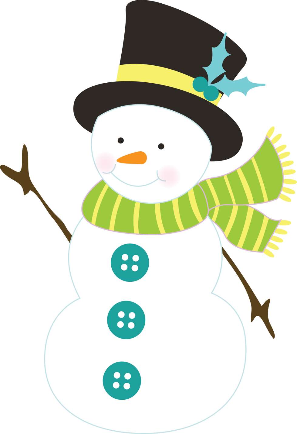 Boneco De Neve Com Chapéu Inverno Png Grátis Para Baixar