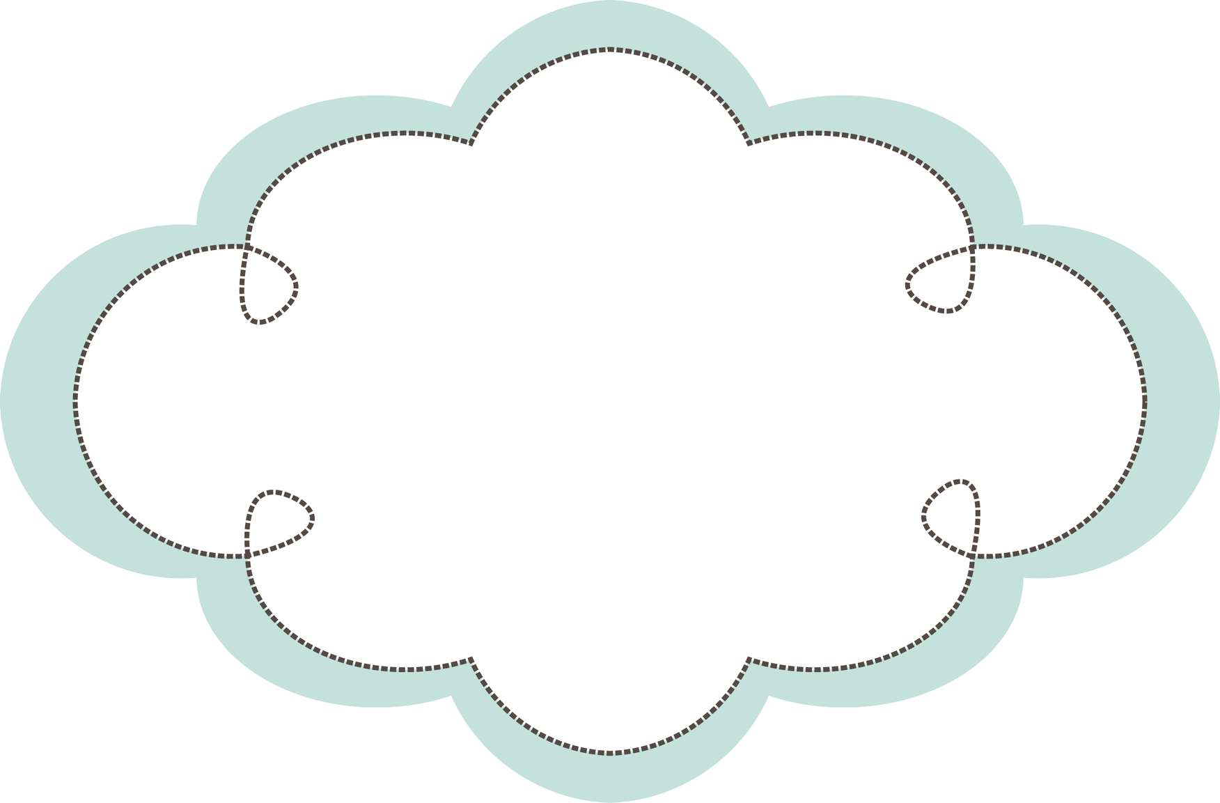 Balão De Diálogo Estilo Nuvem Design Png Grátis Para Baixar