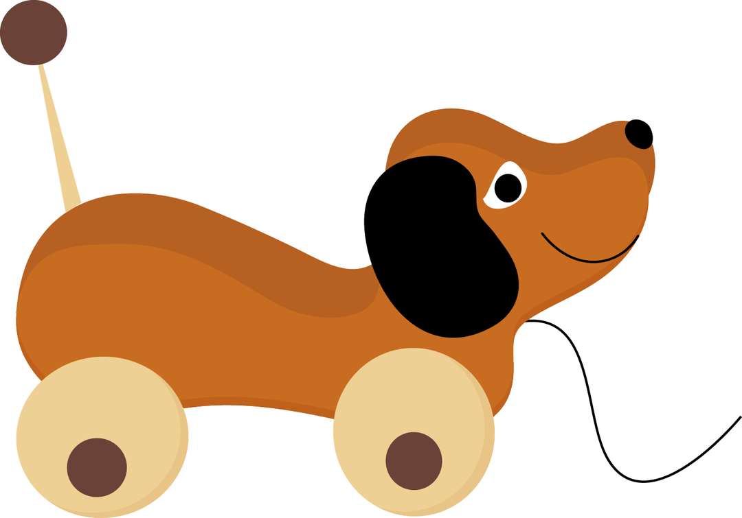 Cachorro Puxando Carroça Brinquedo Desenhos Animados Png Grátis Para Baixar