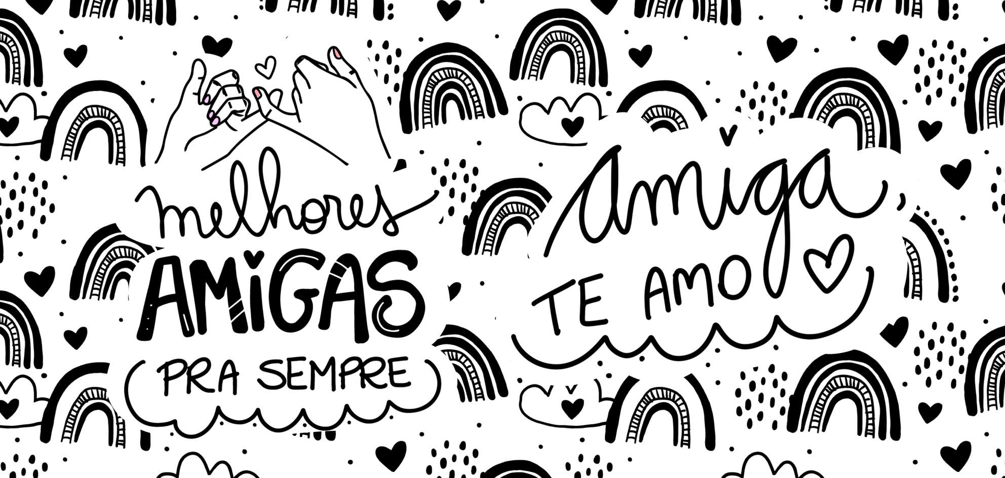 Melhores Amigas Pra Sempre Ilustração Amizade Png Arte Para Caneca Grátis Pra Baixar