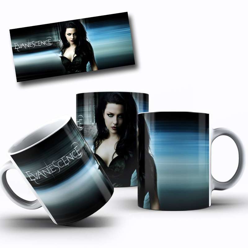 Arte Para Caneca Evanescence Música Rock 1