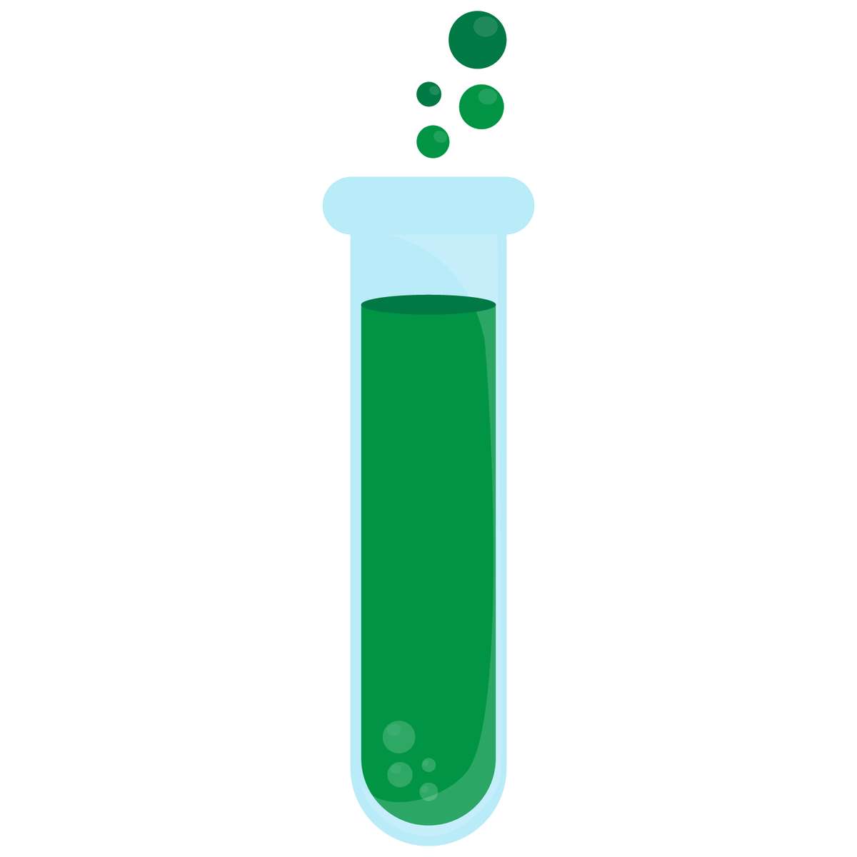 Tubo De Ensaio Com Solução Verde Química Png Grátis Para Baixar