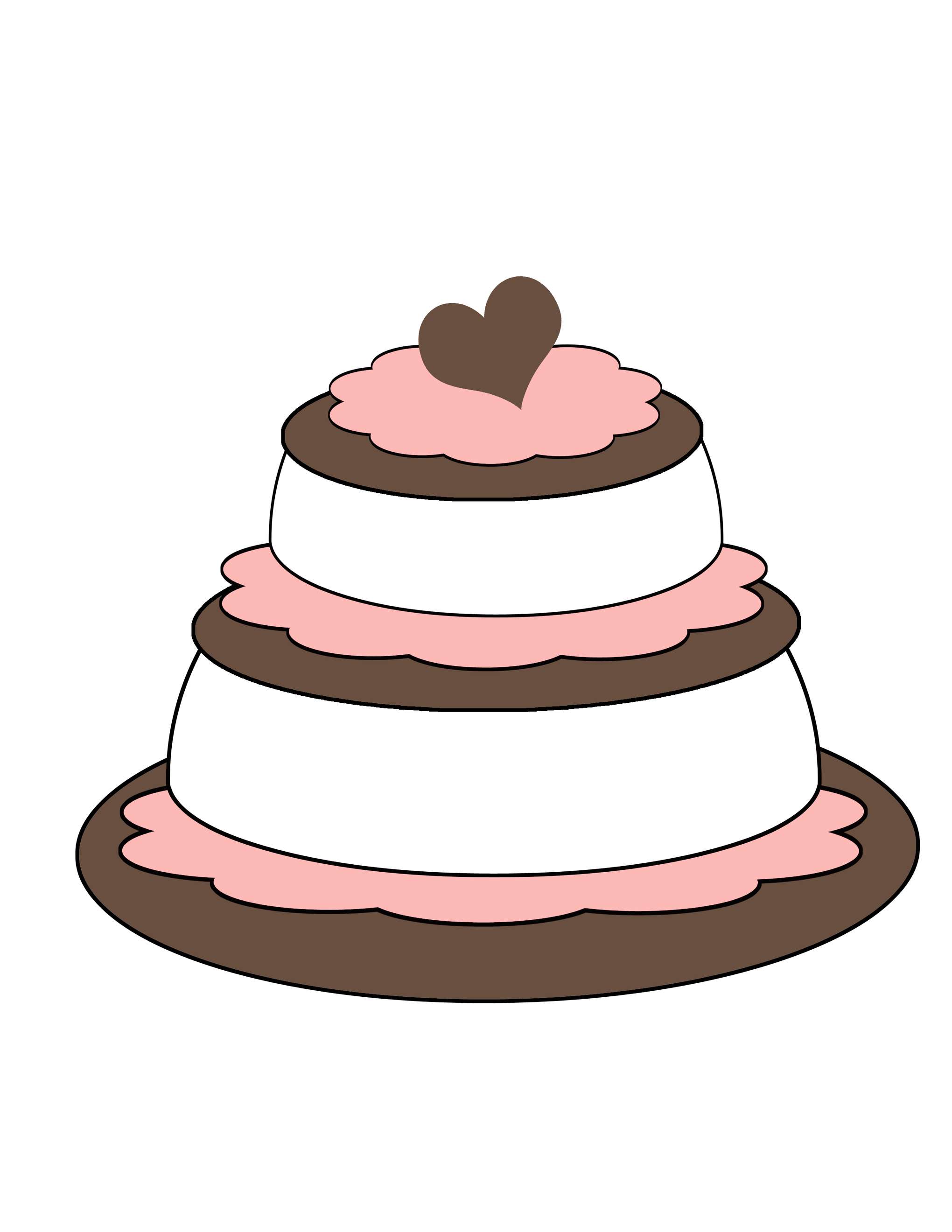 Bolo De Camadas Rosa E Marrom Sobremesa Png Grátis Para Baixar