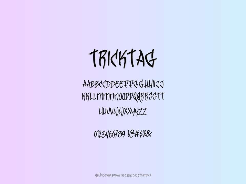 Fonte Tricktag Grátis Para Baixar